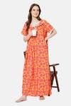 Naidu Hall Cotton Full Length Nightdress - Dark Pink — thumbnail 6